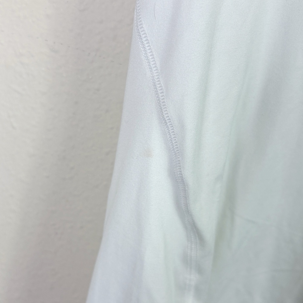 Athleta White Racerback Tank Top size Medium - Picture 8 of 8